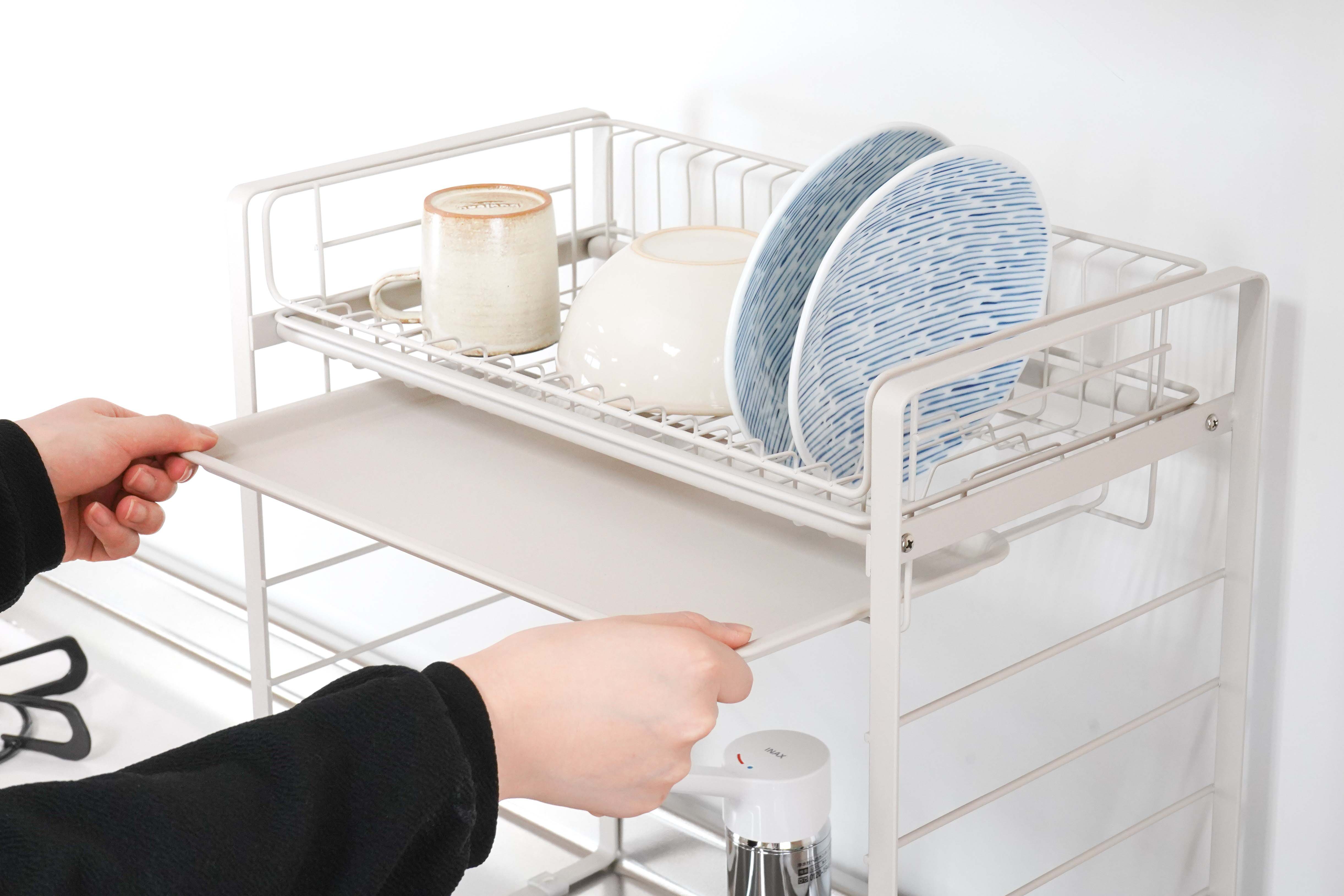 【生活応援キャンペーン対象商品】ルームラボ　シンク上水切りラック　　　　　　　　　　　　　　　　　　　　　　　　　　　　　