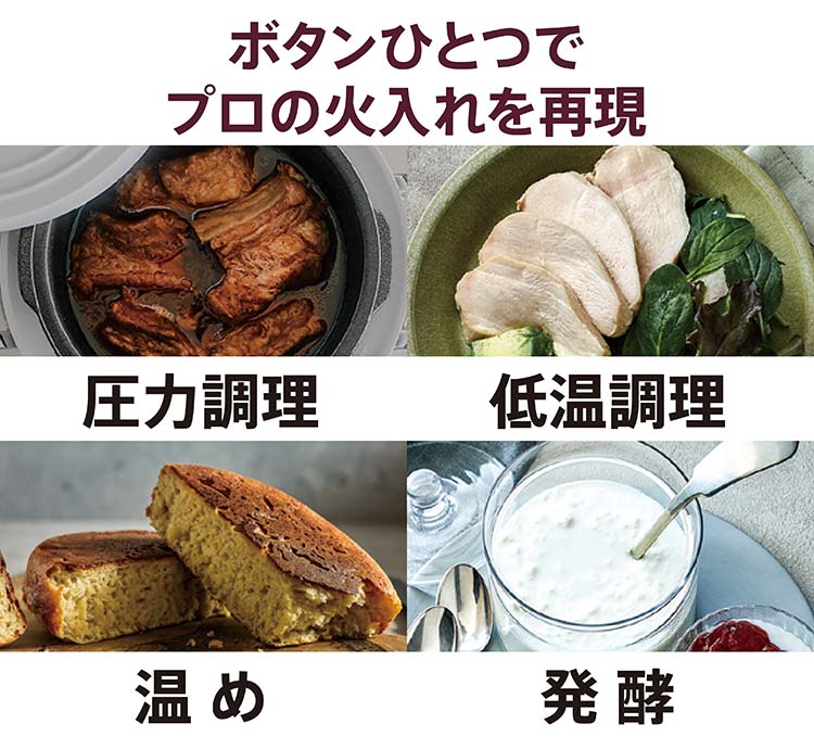 圧力鍋（4つの特徴）