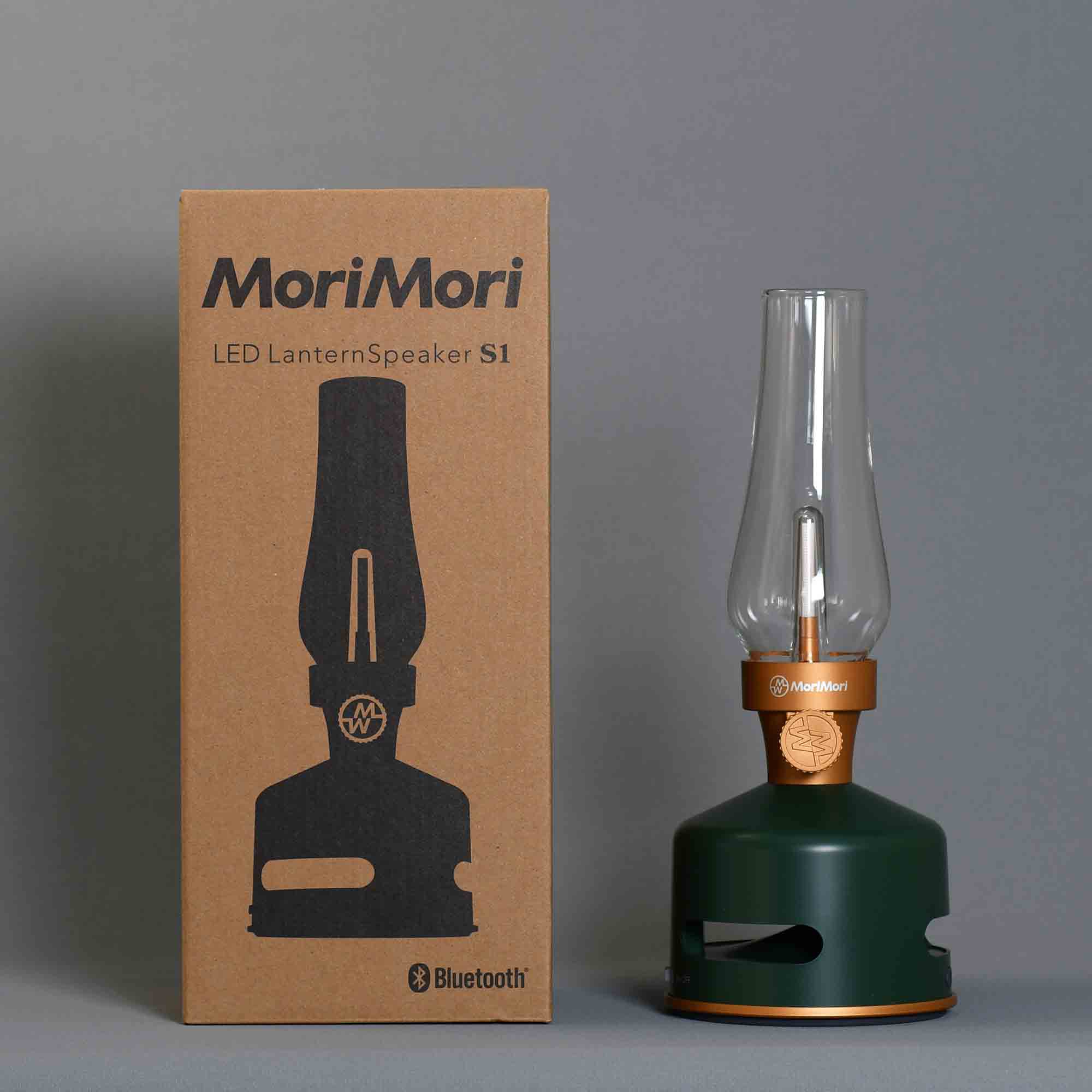 MoriMori LED ランタンスピーカー  S1 ダークグリーン